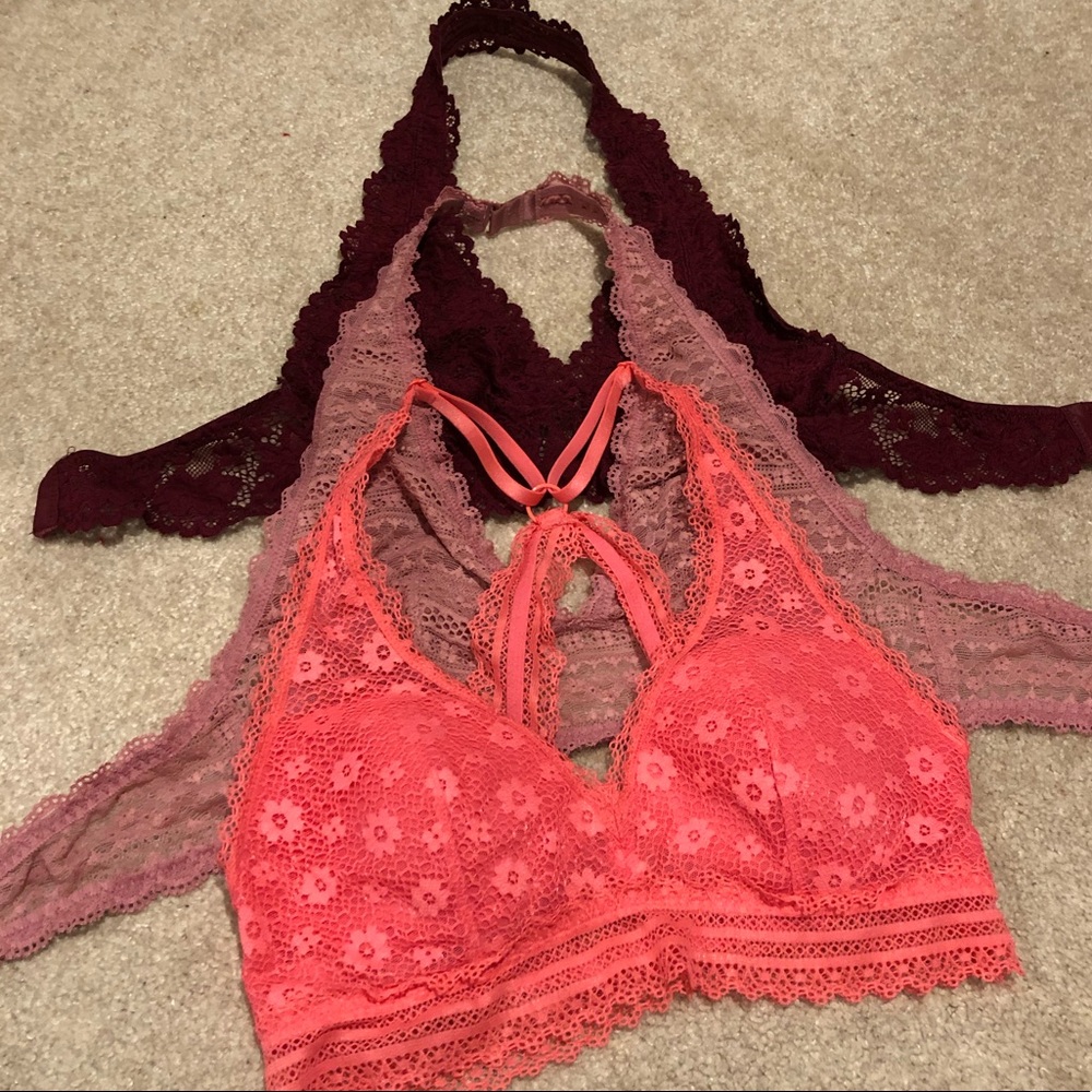 Lace bralette bundle